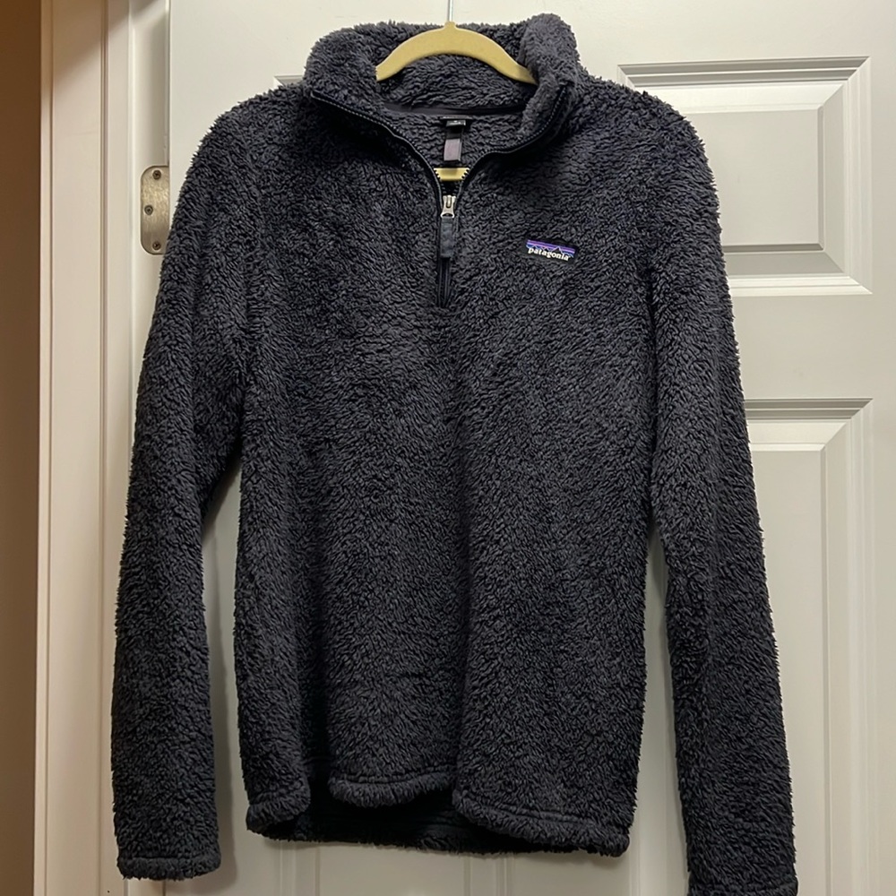 Patagonia Navy Blue Fuzzy Fleece